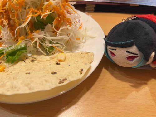 かれーやさんにいったぞ。たんどりーちきんがおいしかったな。