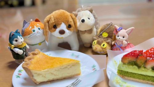 チーズケーキ… まっちゃケーキ…
どっちにしようかな