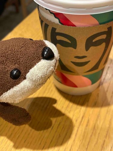 さむいから暖まってるね
