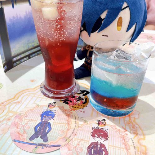 ドリンクも  とっても  おしゃれ！