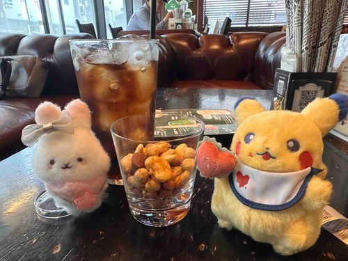 たまごっちパラダイス受け取りに行って、京都水族館行ってHUBで休憩！
