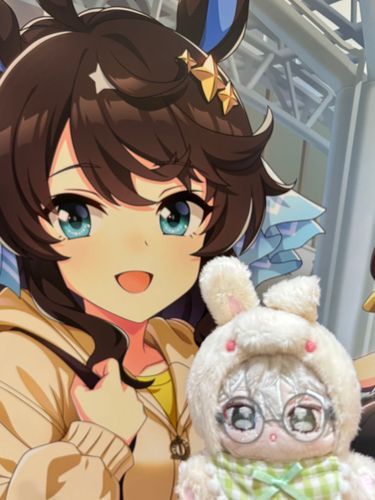 先日は博多に行きました
飼い主さんの好きなキャラがいたので挨拶をしてきました