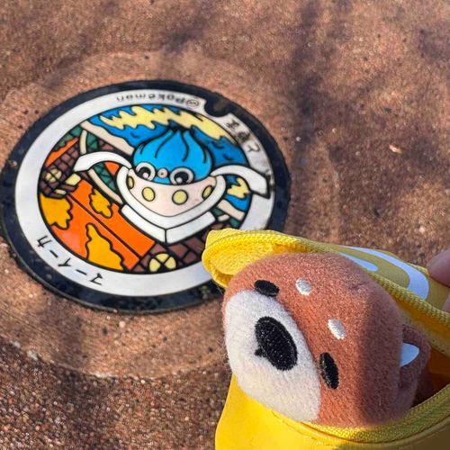 とやまに りょこう
マーイーカの マンホール