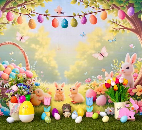 4月のぬい写真📸 🦁
テーマはイースター🐰🐣🌷