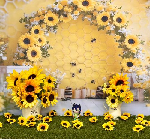 7月のぬい写真📸 🐲
テーマは向日葵🌻🐝🌼
