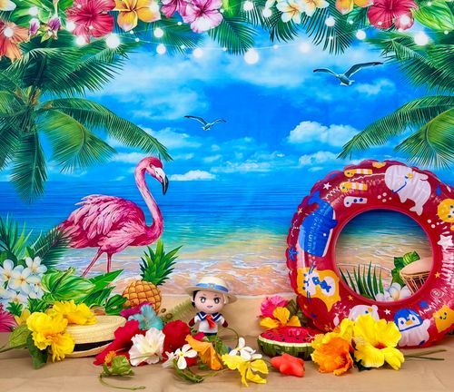 8月のぬい写真📸 🐶
テーマは海🏝🦩🌺
