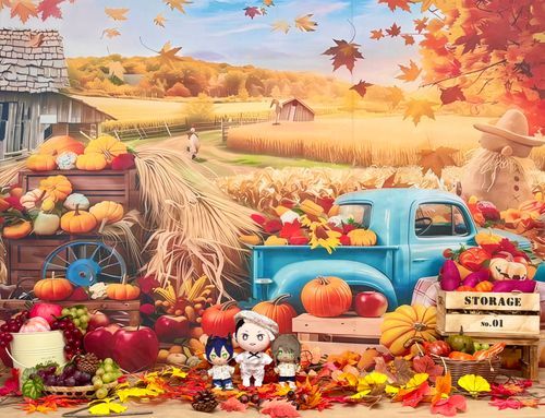 9月のぬい写真📸 🦁&🐲&🐶
テーマは秋🍁🍂🍠

