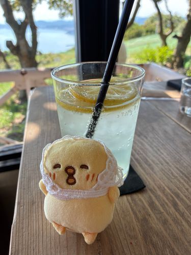 じゅーす、つめたいな〜！