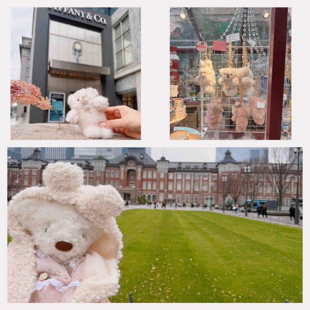 クリスマスマーケットもやっていたくぅ🎄✨
可愛いすぎるクマさんをお迎えしちゃったくぅ🐻‍❄️💕
ふわふわすぎて、おててから滑り落ちちゃいそうくぅ💕