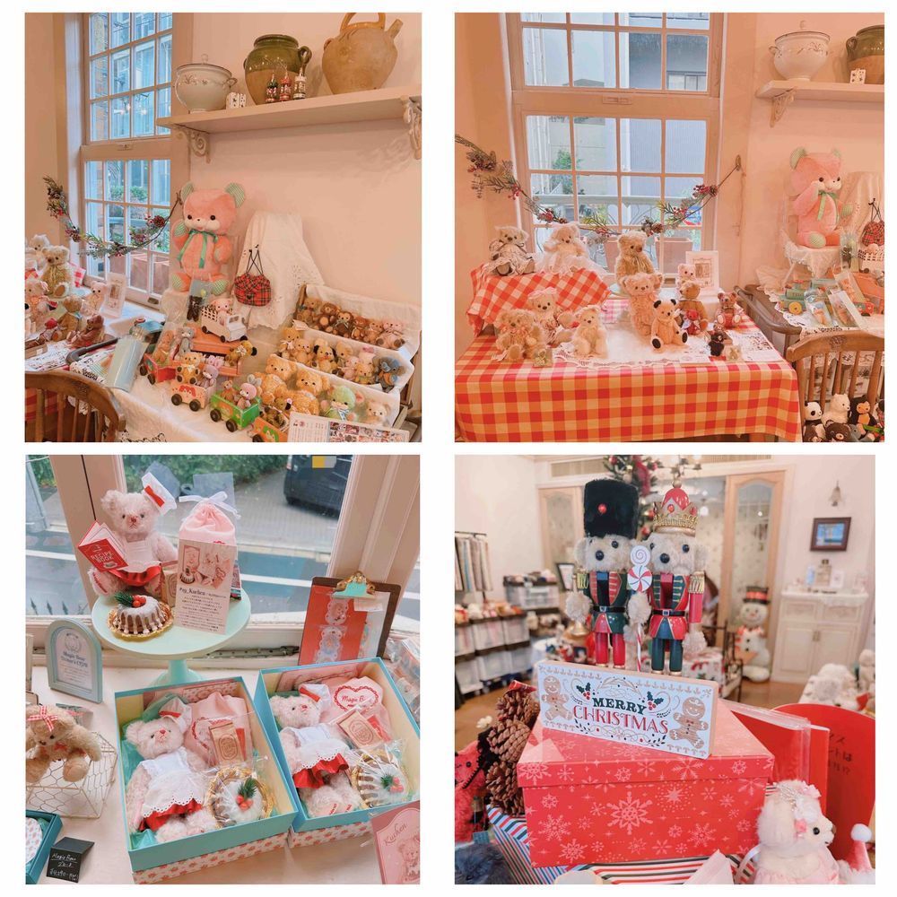 クリスマス過ぎちゃったけど、前に遊びに行った時のお写真くぅ🎄🎅
テディベア作家さんたちのpopupくぅ🧸
みんなみんな可愛いくて🥺
お店の雰囲気もステキすぎだったくぅ🎀
雑貨の作品もあって、小さなお茶セットの食器を買ったくぅ🫖☕️