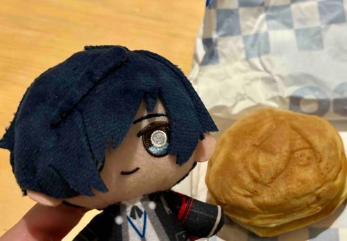僕の顔のたい焼き　似てる？