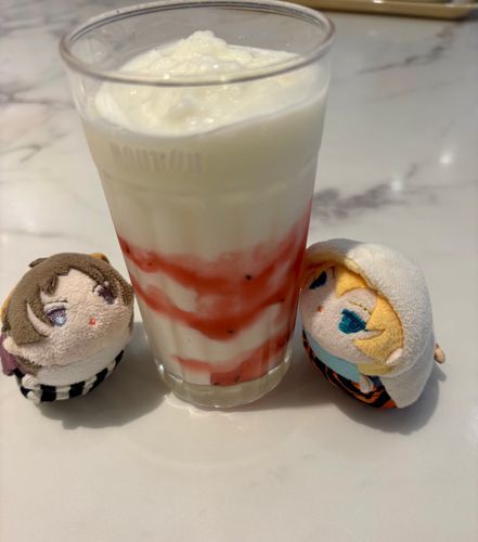 あついひにあるじとのんだ。つめたくてうまかった。