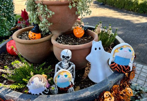 もうすぐハロウィンだが、きょうはとにかくあつかった。