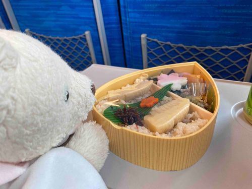 ままとおでかけだよ！たけのこ！