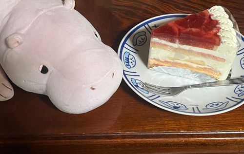 いちじくのショートケーキ。