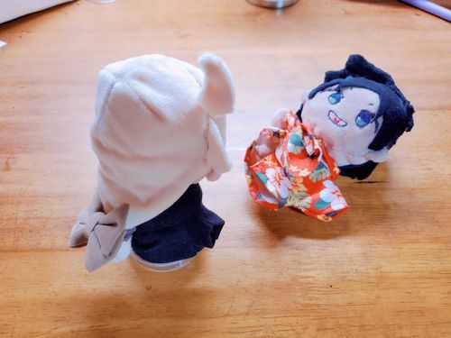 「お前wwいい感じの髪留め無かったからってwwそれは無いやろw可愛すぎるんとちゃうか？｣
｢封印するぞ。｣
