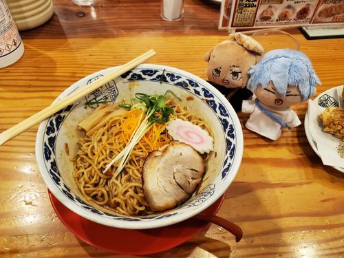 油そば！
極盛(2玉分)完食！美味かった😋🍴