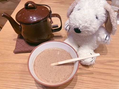 茶を茶碗で飲むという、浪漫
