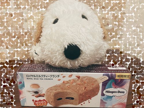 初めて食べたクランチ、アンディ色で、濃厚で美味しかったけど、お腹軟弱過ぎてぽんぽんぺいん