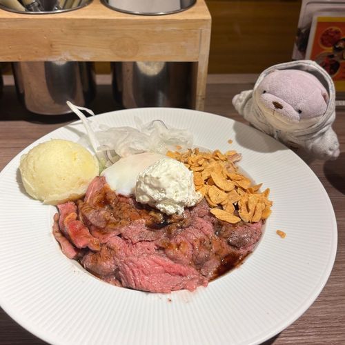 すてーき ぱぷも たべる！！！