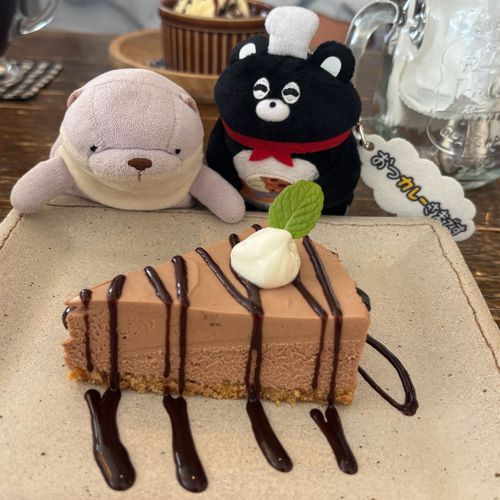 なまちょこ ちーずけーき！
しんいりの まーくんと たべたよ！