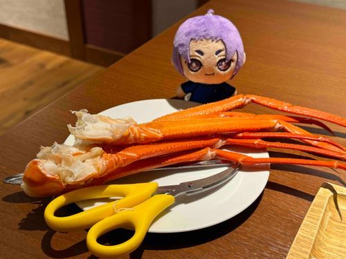 12月
ここはこのカニ食べ放題が目玉！
早く剥いて欲しそうだね 待ってなね