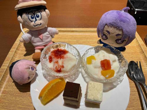 12月
デザートも抜かりなく！
トッティが照明と相性悪すぎてごめんね…