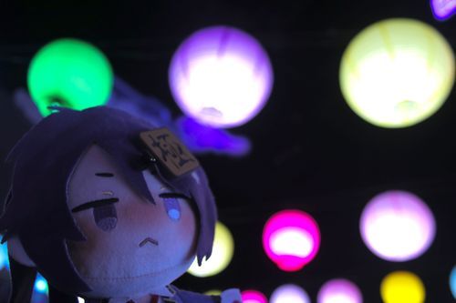 ふどうゆきみつ（極）だよ。あるじとはじめておでかけしたんだ！