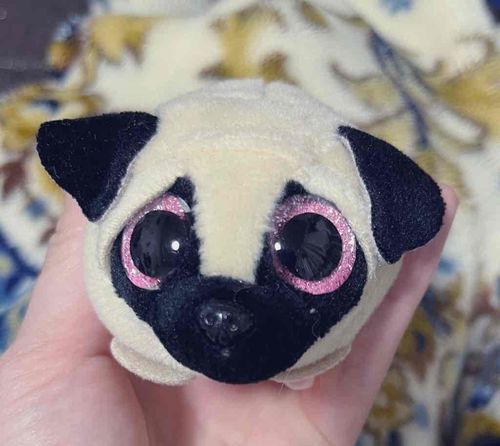 手持ちのぬいぐるみの写真をアップしたいです
ぴえん🥺顔でかわいいパグの幼虫です。