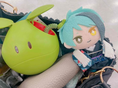 ハロくんに あたまを おさえつけられている ぼくです。
いたいです。
あと ずっときものを きているせいか おしょうがつきぶんが ぬけませんね…