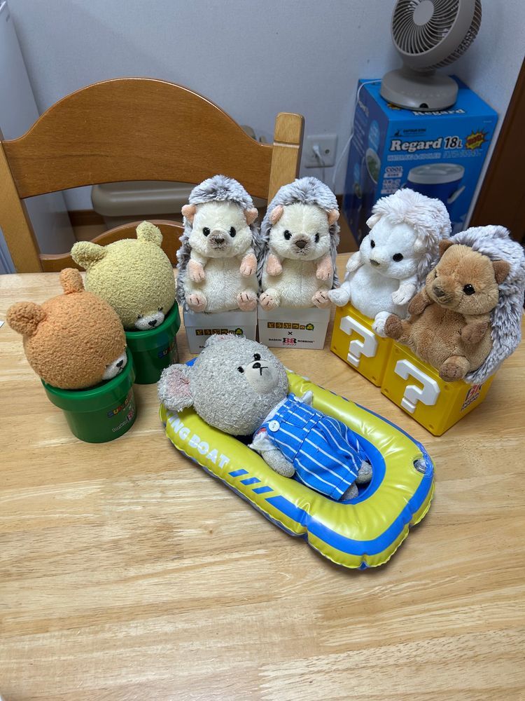 とりあえず、アイスをみんなで食べようね🥄
こうなるとね、🥄係はぴーしゃんだ🐻‍❄️
美味しかったし、疲れたから、ゴロンとするよ💤