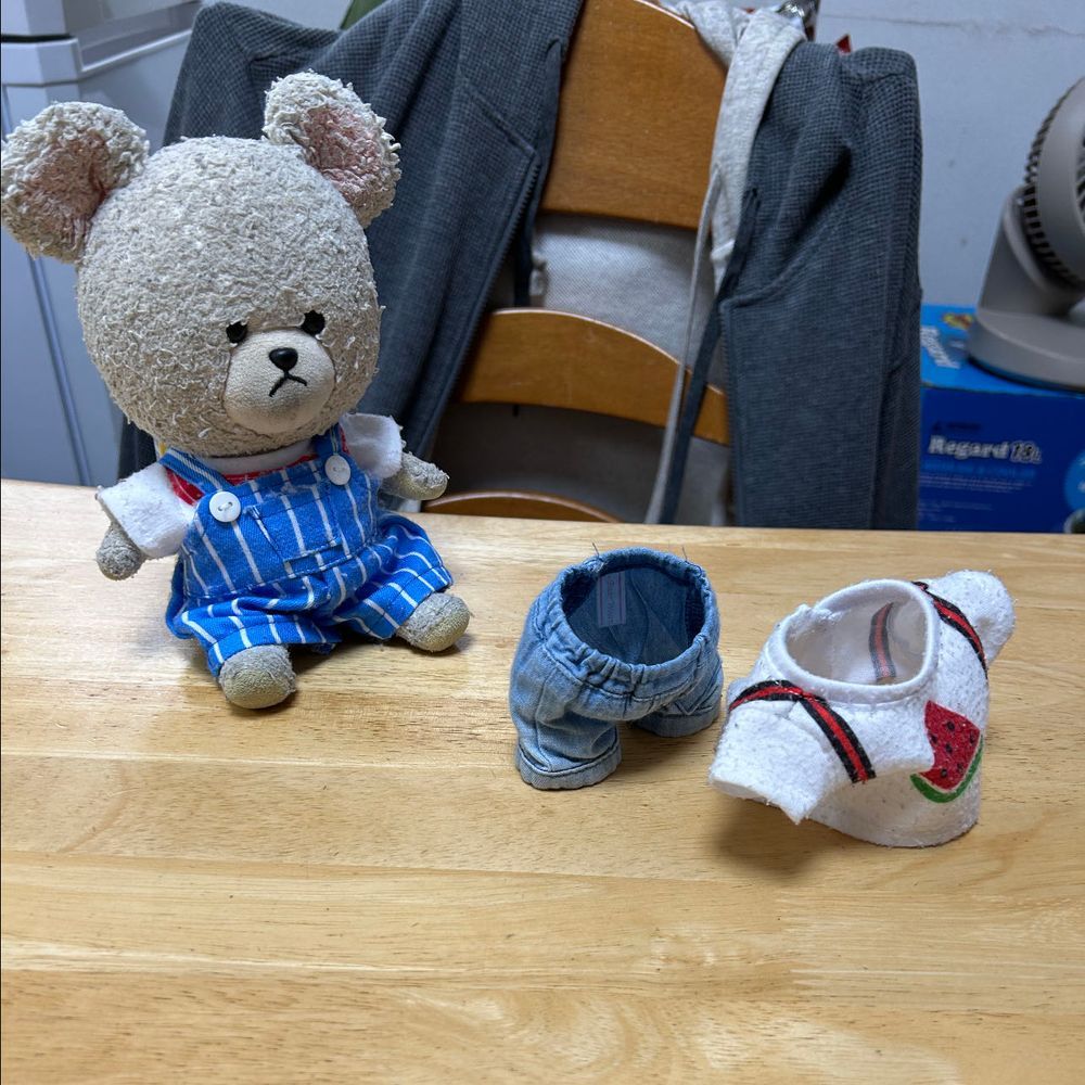 お家の人のおじさんから今度は豊水が届いたよ〜📦
味見してみたら、今年の豊水はみずみずしさ、柔らかさ、甘さ、パーフェクト💯🐻‍❄️

そして、届く直前に買ったぶどう2種🍇
ナガノパープルも、シャインマスカットも大好きな品種✨
丸ごと買うと高いけど、小分けパックにしてもらえると、お家の人のお財布的に大助かり😂

ぴーしゃん、昨日日干しされた後にお着替え…👖👕
脱いだ服がお洗濯場へ向かって行進してるみたいだ👀💦…変‼️