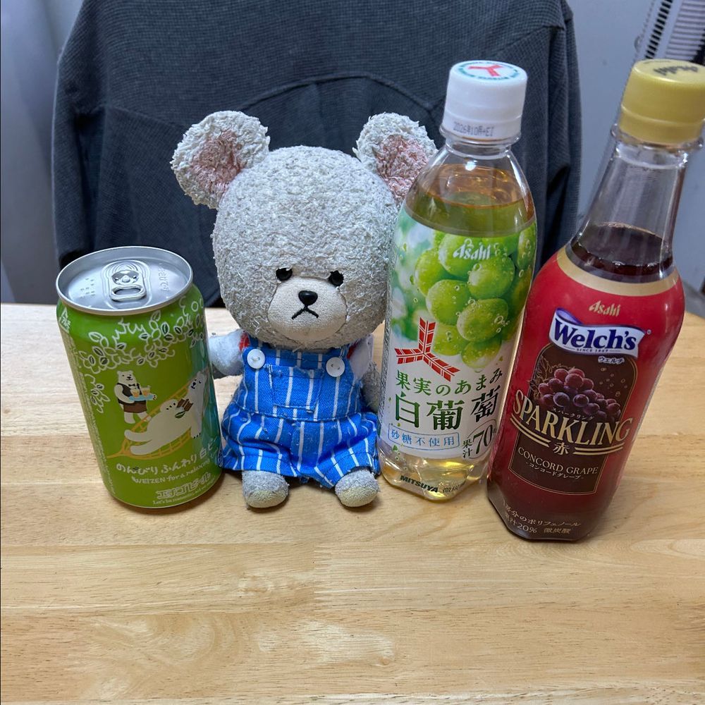お家の人がお酒とか外国のを揃えているお店に買い物行って、ぴーしゃんみたいなしろくまいるビールと、オシャレなグラスと、オレンジジュース買ってきた👛
🍷👀💡
お〜い、お家の人〜、ビールと一緒にぴーしゃんジュースも冷やしておくれぇ〜❤️
３枚目
コンビニで見つけた金のポテト✨
なんか美味しそう🤤
４枚目
セブンイレブンでお楽しみの相方たちをチョイス✨
