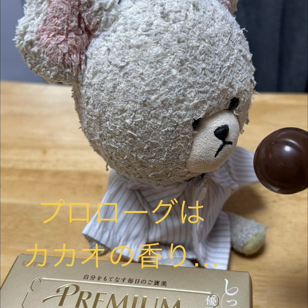 キムタクがね、広告してるチョコなの🍫
このシャツに着替えて真似っこだ👕
すんごく滑らかで楽しめるチョコだ🐻‍❄️💓
⁉️
こら〜お家の人〜‼️
毛むくじゃらだから、ケムタクと呼ぶなぁーーーッッ‼️🐻‍❄️💢
ストレスかかったから、もう一粒🍫💓