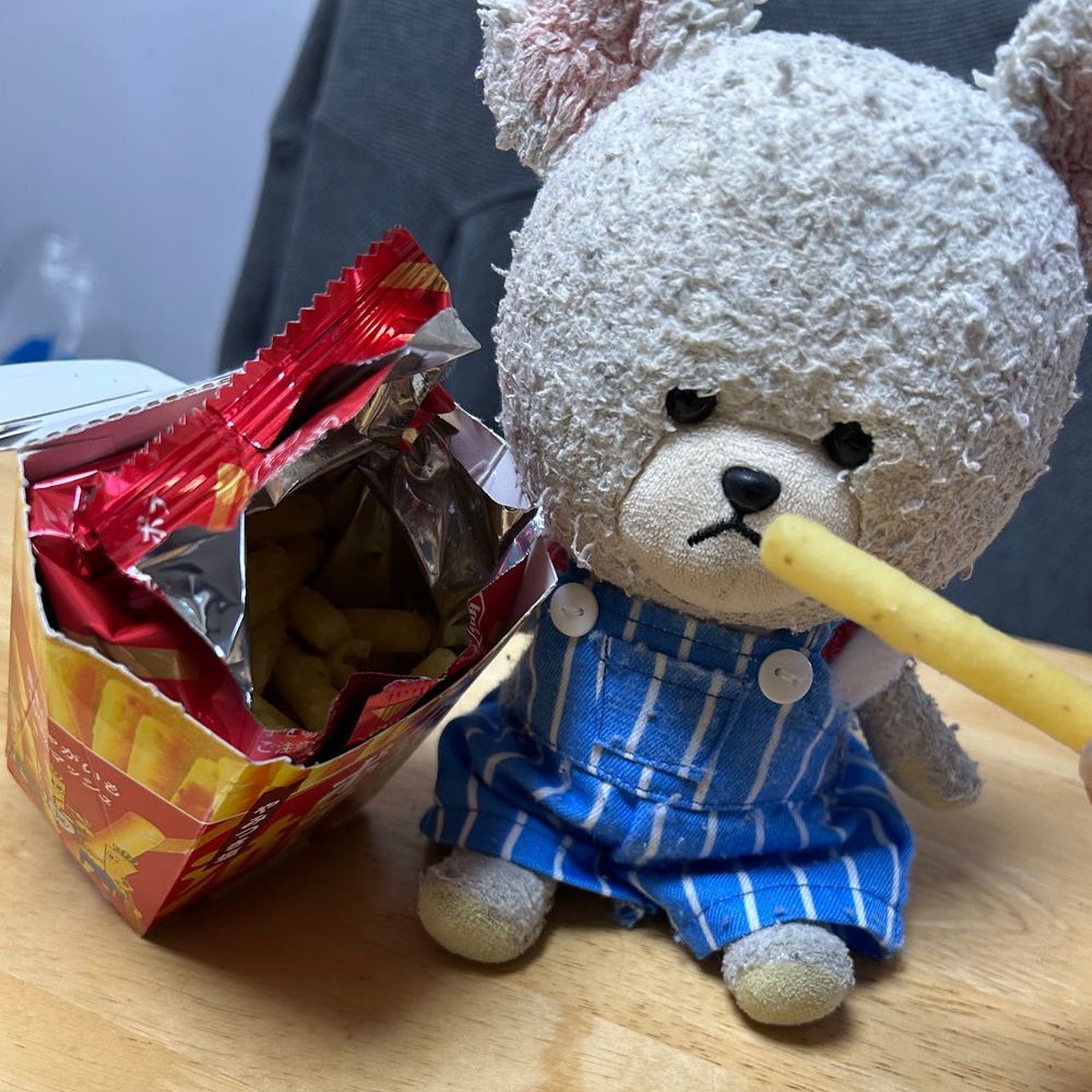 みなさんこんばんは✨
オトナごっこのぴーしゃんです🐻❄️
からあげクン片手にお酒飲んでるごっこ最高です🍷
2枚目
お家の人、白ビール飲んでるよ〜
ビールのクセがキツくないから、フルーティーな感じで飲みやすいって喜んでた🤭
ぴーしゃんはいちごミルクでつまみの金のポテト🍟
味はポテコで、さくさく系のポテト菓子だな😋
4枚目
ちっくんまろんちゃんの取り合いのじかん。
いちごミルク2個あるのに原因はまさかの凹んでるやつがいいって💦
なんだそりゃ🤣