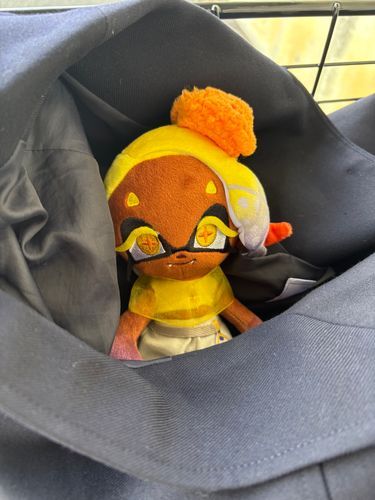 💛「今日は主の学校にこっそりついてきてみたんじゃが……流石の主もびっくりしてた💦でもシオカラーズの2人もたまについてきてるっぽいからいいよな？😏ちなみに自転車で今日は来たらしいからカゴに乗って帰ったんじゃが…めっちゃ風が気持ちよかったんじゃったな！🍃また乗らせてくれ！」