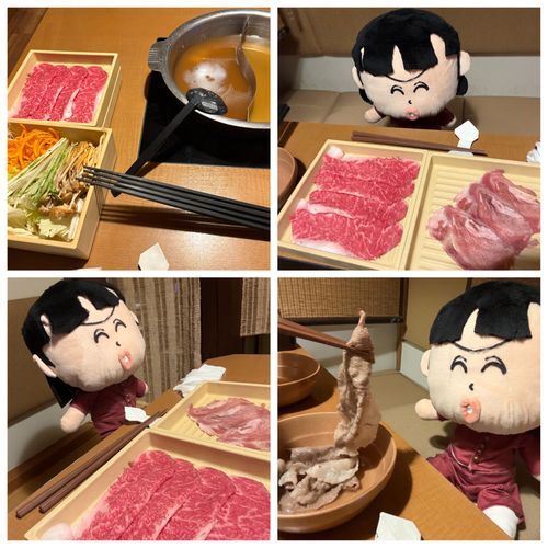 今日は奮発して黒毛和牛のしゃぶしゃぶ！

たまには自分にご褒美あげないとね💕