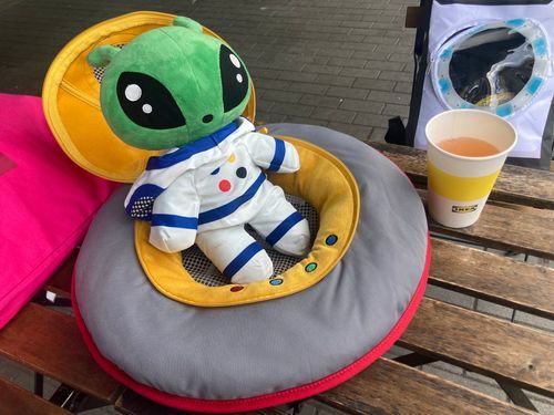 この惑星の空気は、ほんのり甘酸っぱいようだ🍊