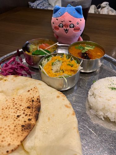 カレーとチーズナン
大好き😘