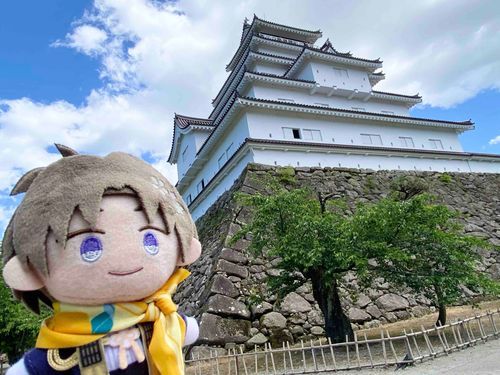 あるじと鶴ヶ城を見に行きましたよ。新撰組連中の情緒が心配で連れてこれなかったそうです。