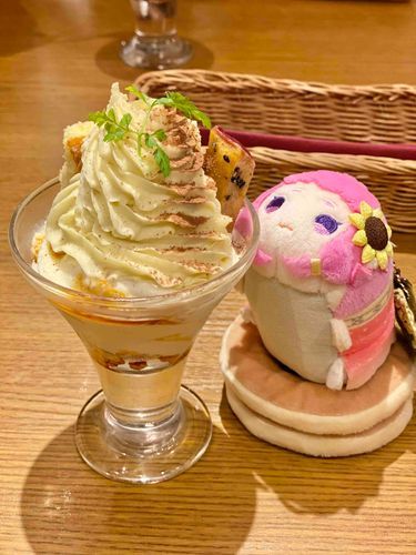 あるじがぱんけーきの座布団を買ってくれたのさー。でも、あるじはぱんけーき焼くの苦手らしいよー。おれの出番かなー？