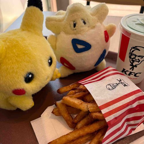 ポテトを狙うぴ！