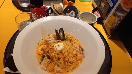 はしでたべるﾊﾟｽﾀ
わるくないけど、ちょっとしおがたりなかったな