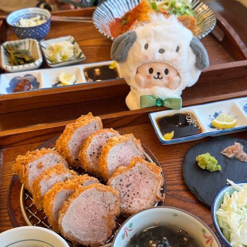 美味豬排飯～😋
