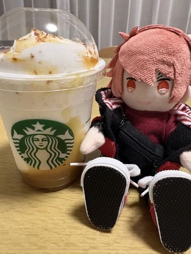 紅はるかフラペチーノ飲むよ😊