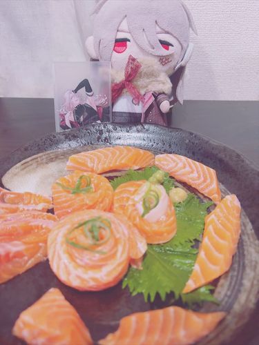 しゅじんが、ぼくのために盛り付けてくれた。
