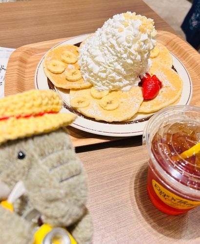ぱんけーきですよ！！🥞💕
えっぐすんさんのぱんけーき、とってもおいしいんです🐘みなさんもぜひ…