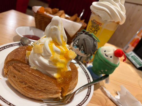 コメダだよほわちゃん
🐱：⋯🍦‼️