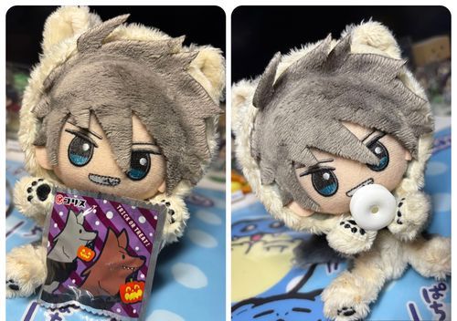お菓子もらったよかったね
🐺：ぴーッ🎶
