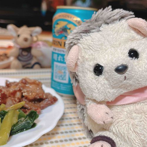 🦔 きょうも あっちっち だったじょん(;´д｀)
🦘 はぁ～じょんさん、ふわもこな私たちには、100倍暑く感じますね～